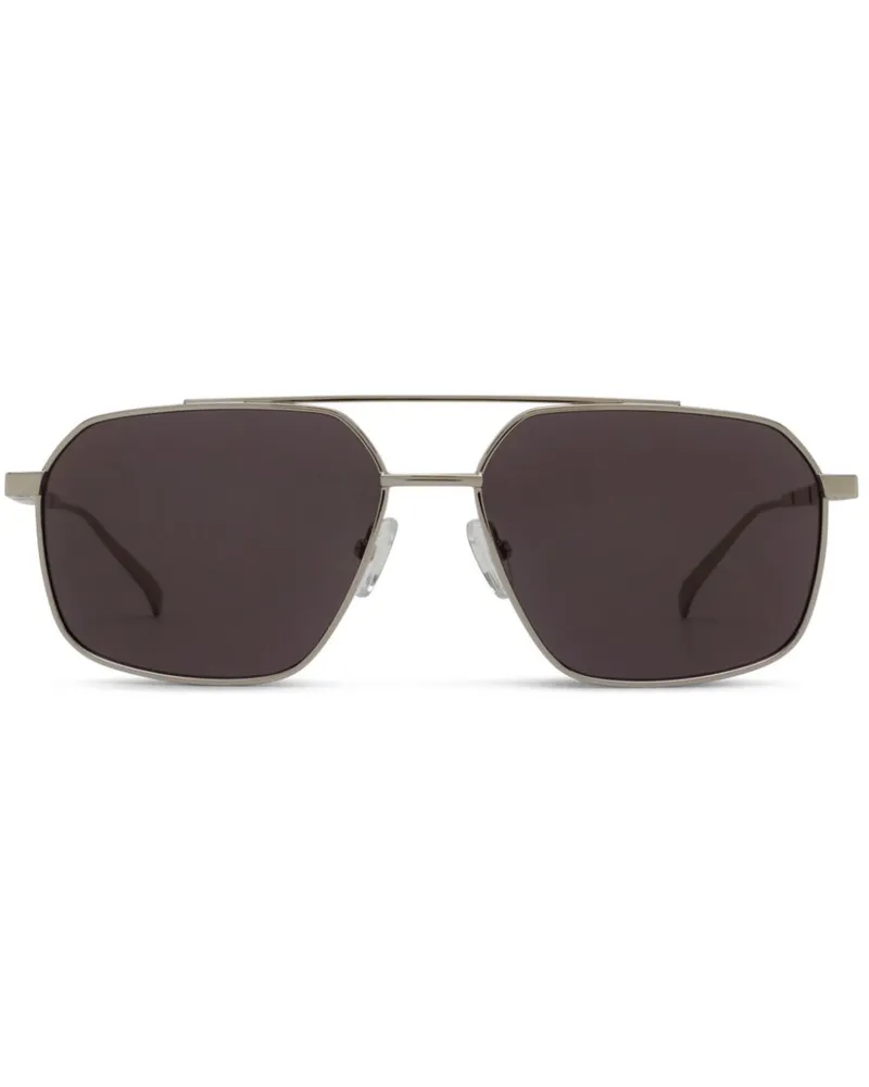 Alexander McQueen AM0477S Sonnenbrille - Silber Silber