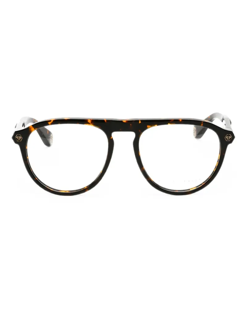 Philipp Plein round-frame glasses - Grau Grau