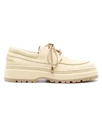 Jacquemus Les Bateau Pavane Derby-Schuhe Gelb