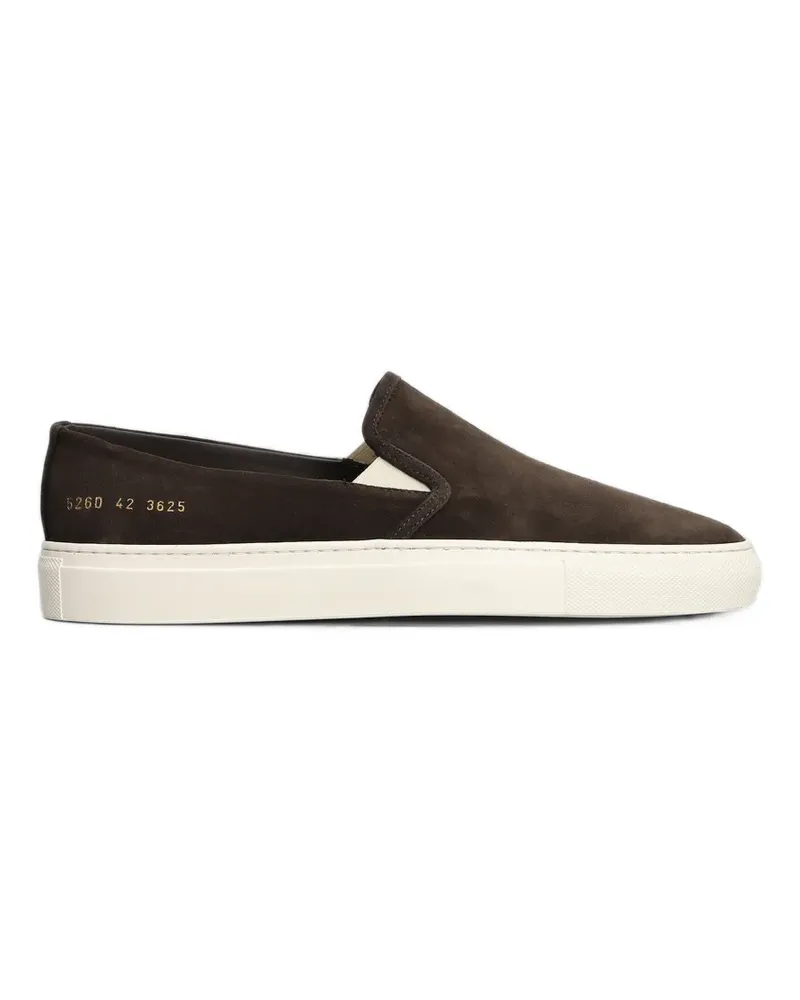 Common Projects suede slip-on sneakers - Braun Braun
