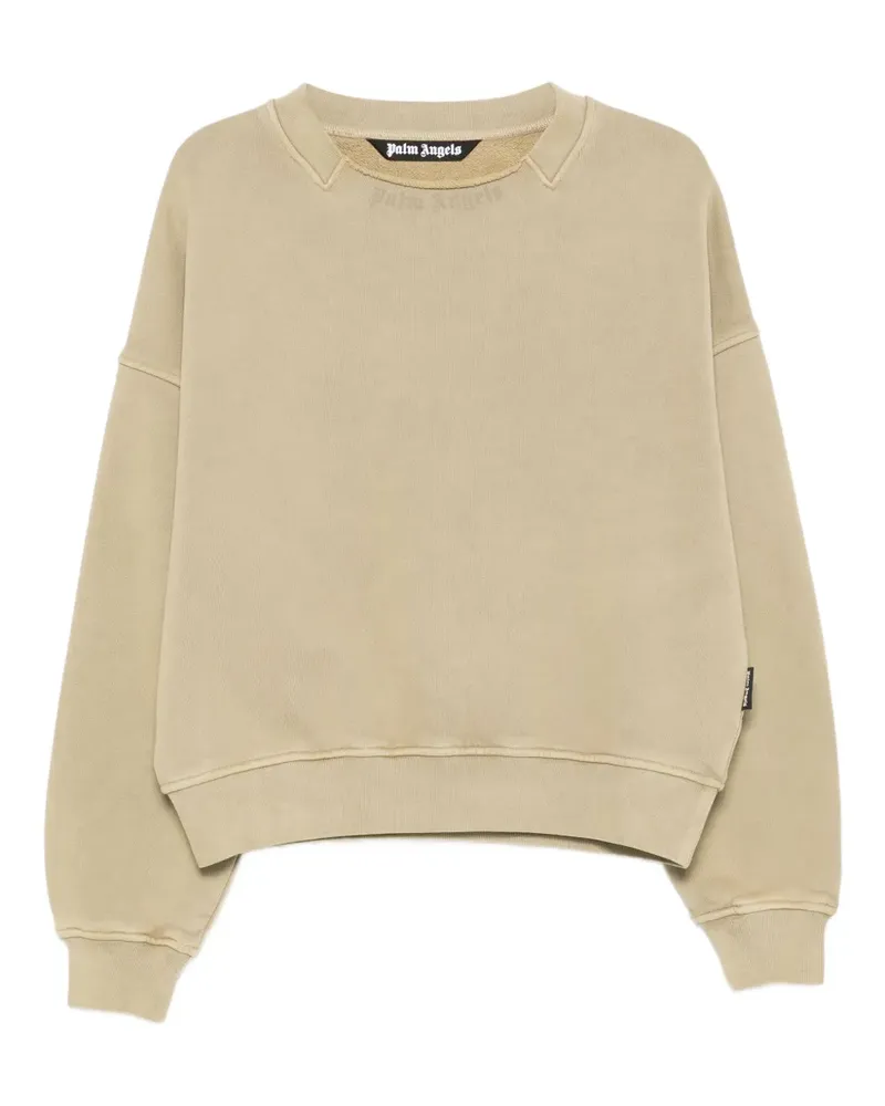 Palm Angels Sweatshirt mit Rundhalsausschnitt - Grün Grün