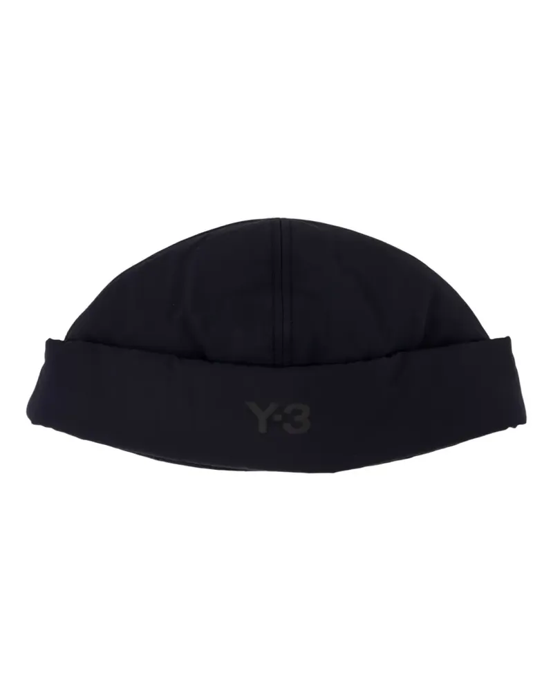 Y-3 adjustable-cuff beanie - Schwarz Schwarz
