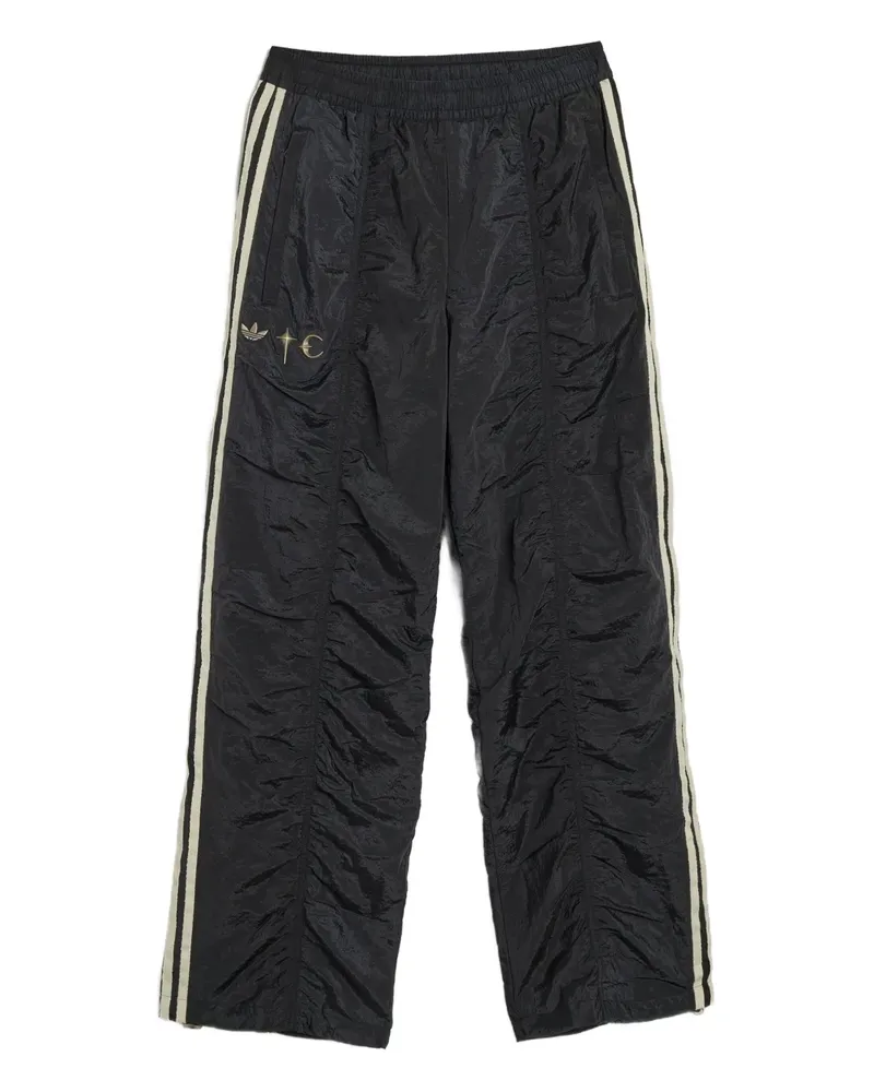 adidas Thug Club stripe-detail woven trousers - Schwarz Schwarz