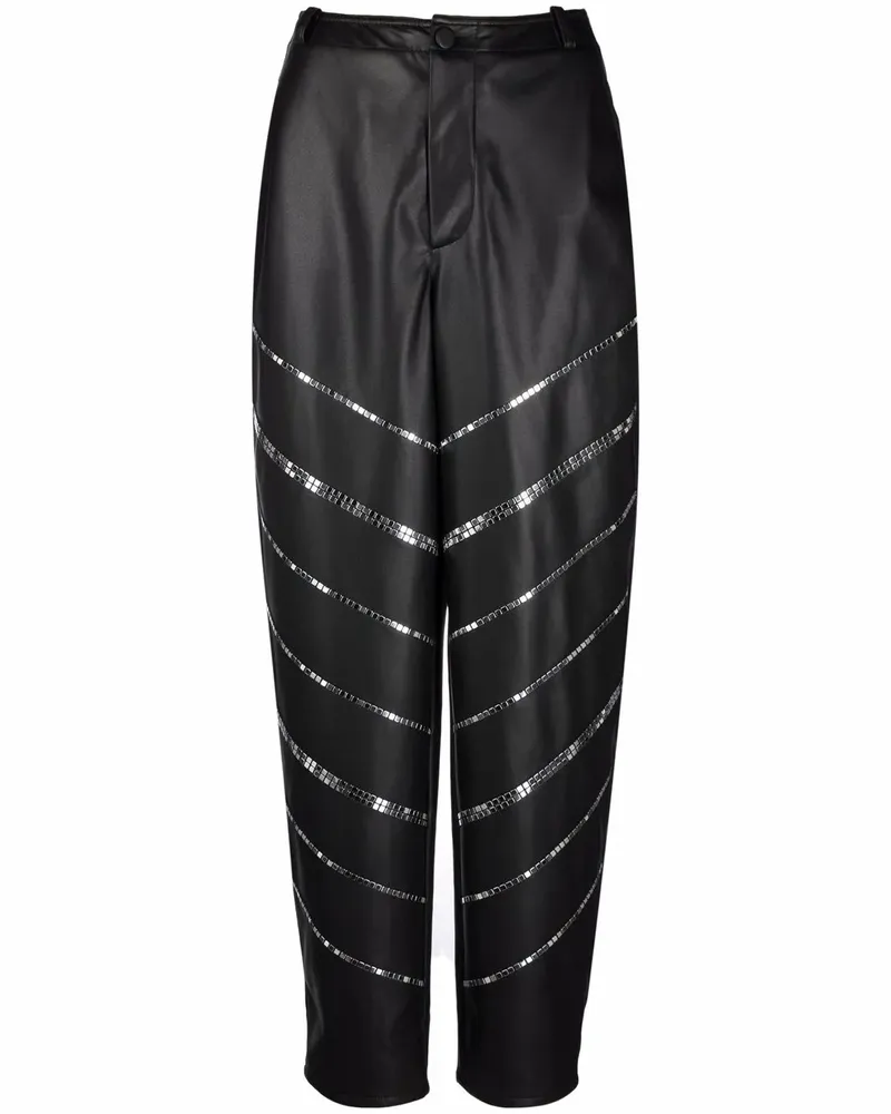 Philosophy Di Lorenzo Serafini Hose mit Nieten - Schwarz Schwarz