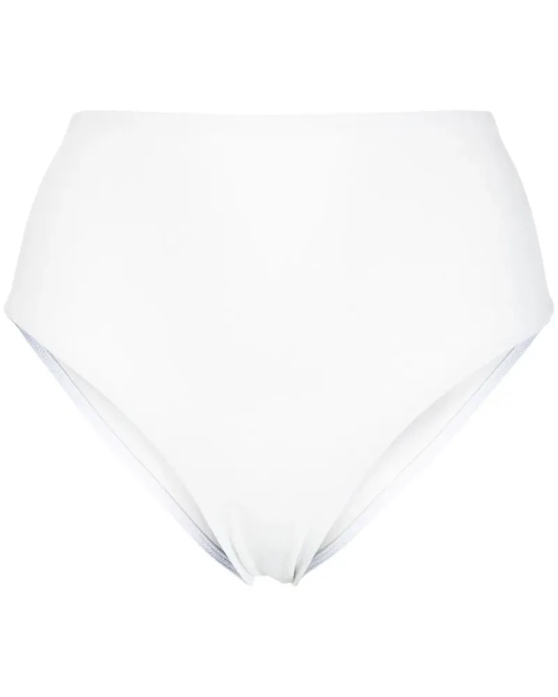 Matteau Bikinihöschen mit hohem Bund - Weiß Weiß