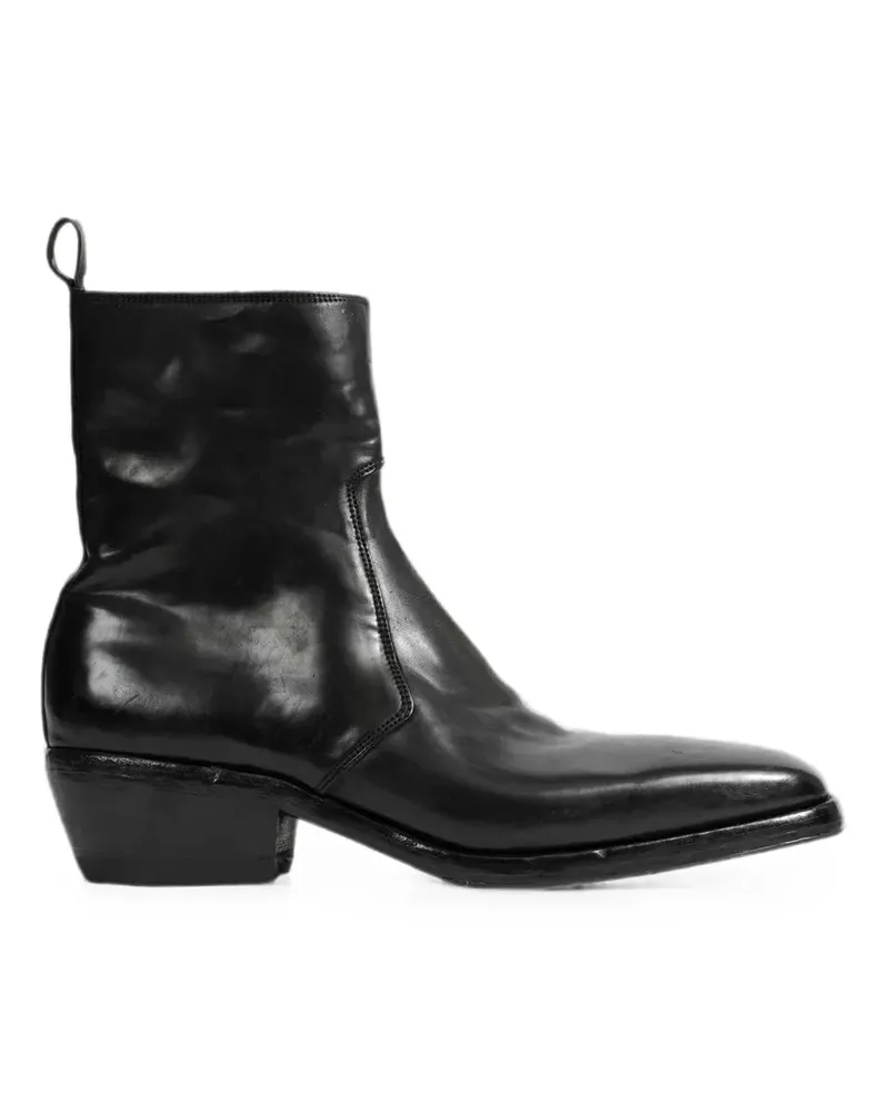 Premiata Soldatino leather ankle boots - Schwarz Schwarz