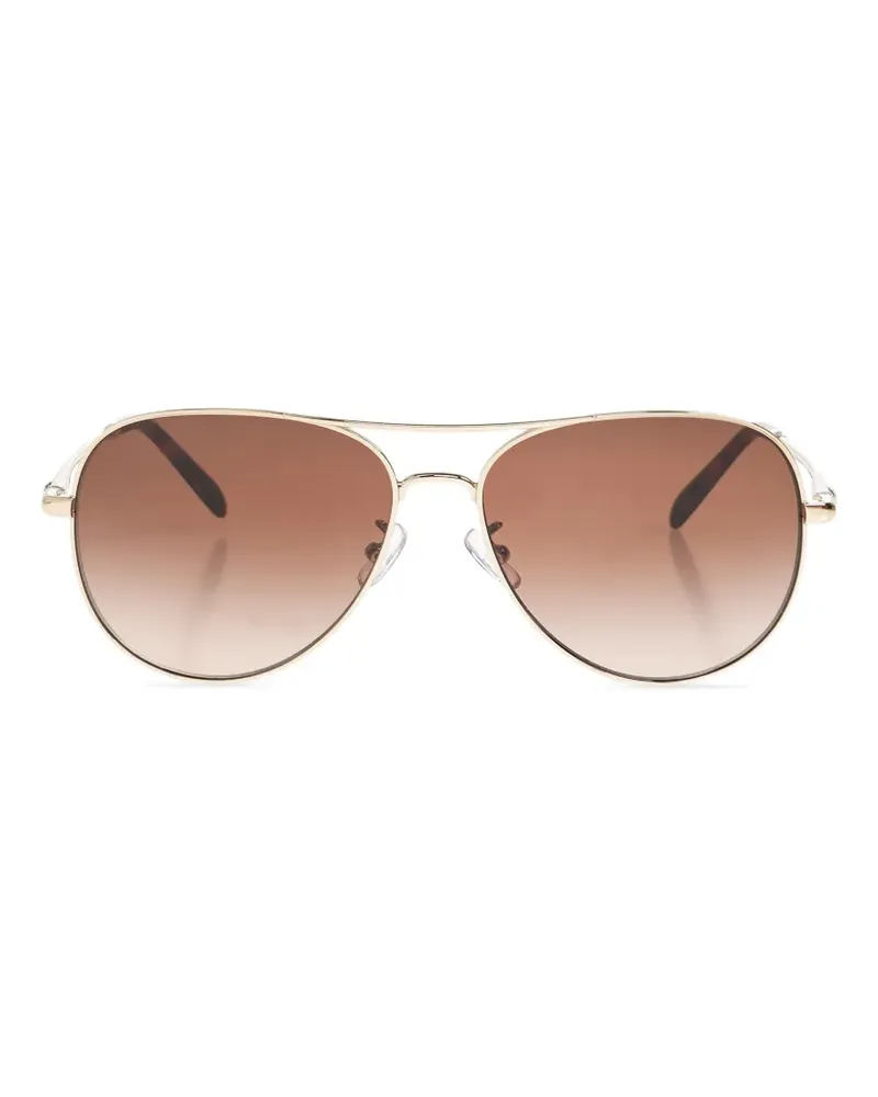 Tory Burch Getönte Pilotenbrille - Gold Gold