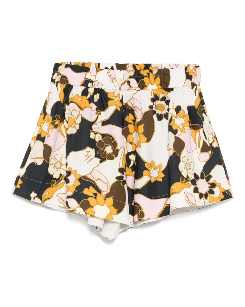 Zimmermann Maxine Shorts mit lockerem Schnitt - Weiß Weiß