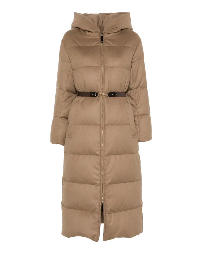 Max Mara long reversible puffer in camel - camel - Braun Braun