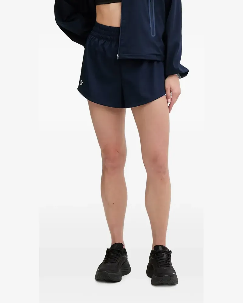 Lacoste logo-patch elasticated-waist shorts - Blau Blau