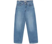 Jeans mit Logo-Patch - Blau