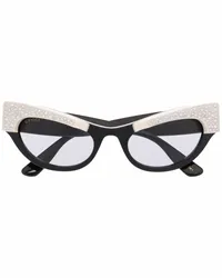 Gucci Cat-Eye-Sonnenbrille mit Kristallen Schwarz