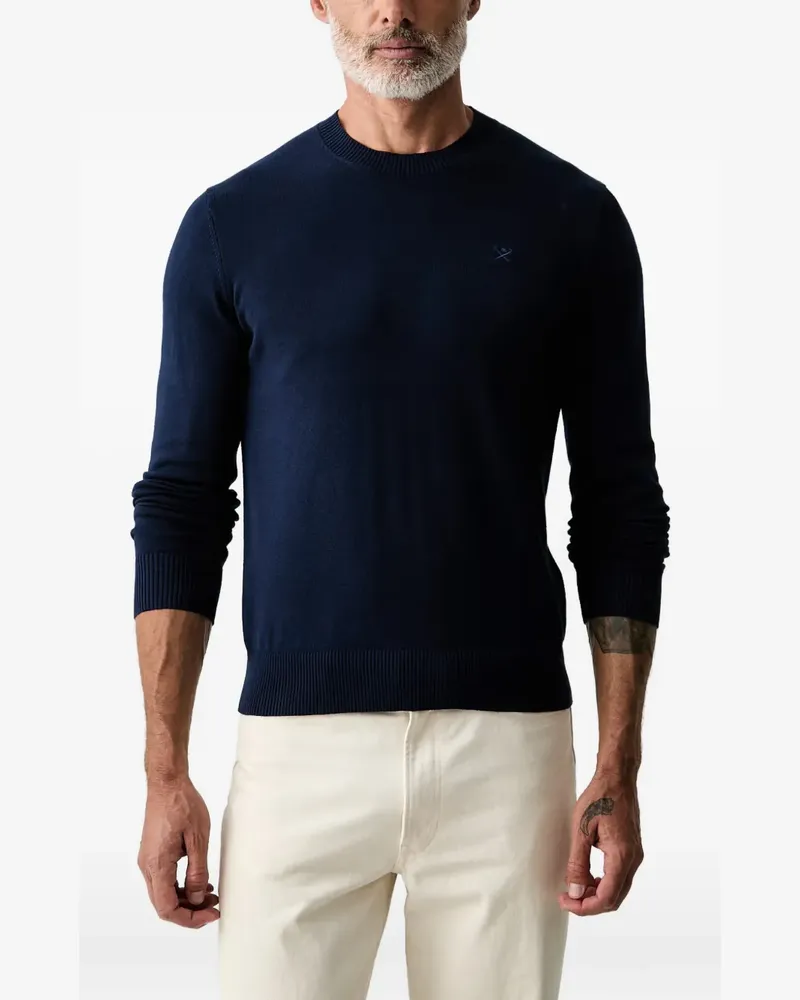 Hackett Pullover mit Logo-Stickerei - Blau Blau