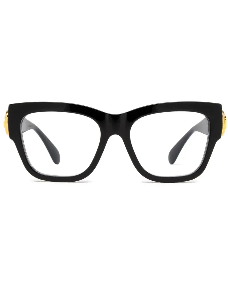 Gucci Brille mit geometrischem Gestell - Schwarz Schwarz