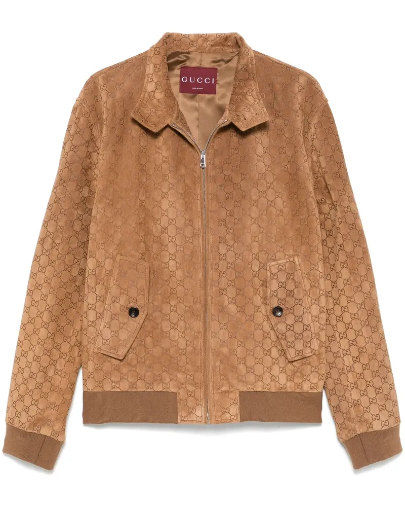 Gucci Jacke mit GG - Braun Braun