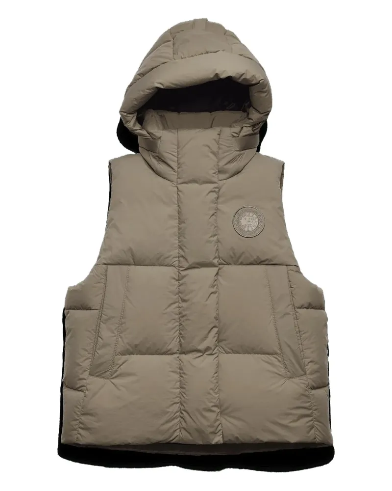 Canada Goose hooded puffer gilet - Nude Nude