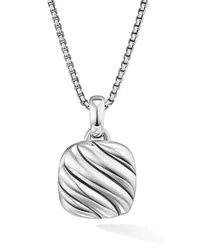 David Yurman Sculpted Cable Medaillon-Anhänger aus Sterlingsilber Silber