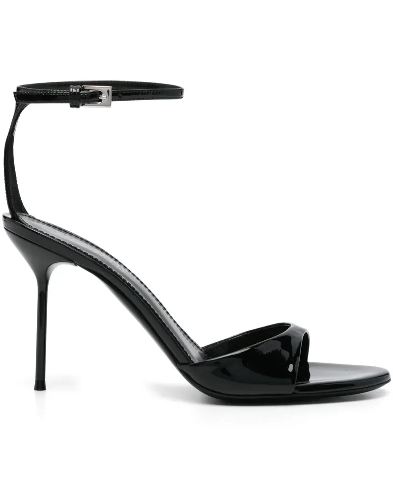 Paris Texas Klassische Sandalen 95mm - Schwarz Schwarz