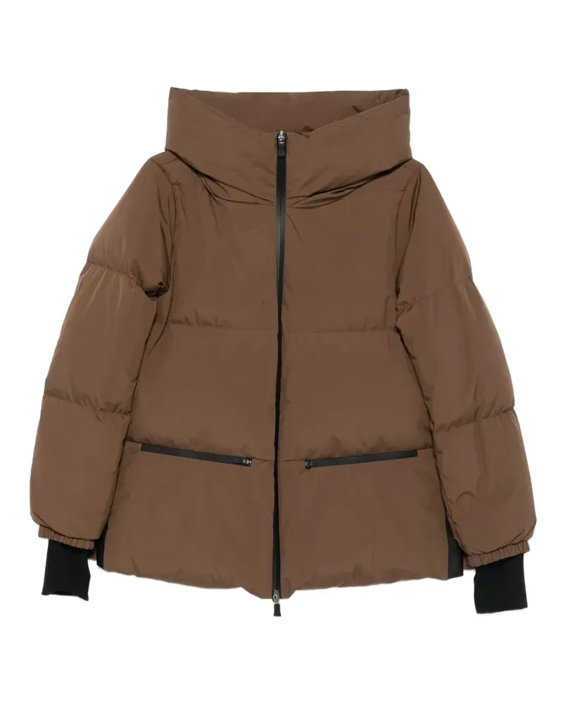 Herno Steppjacke mit Stehkragen - Braun Braun