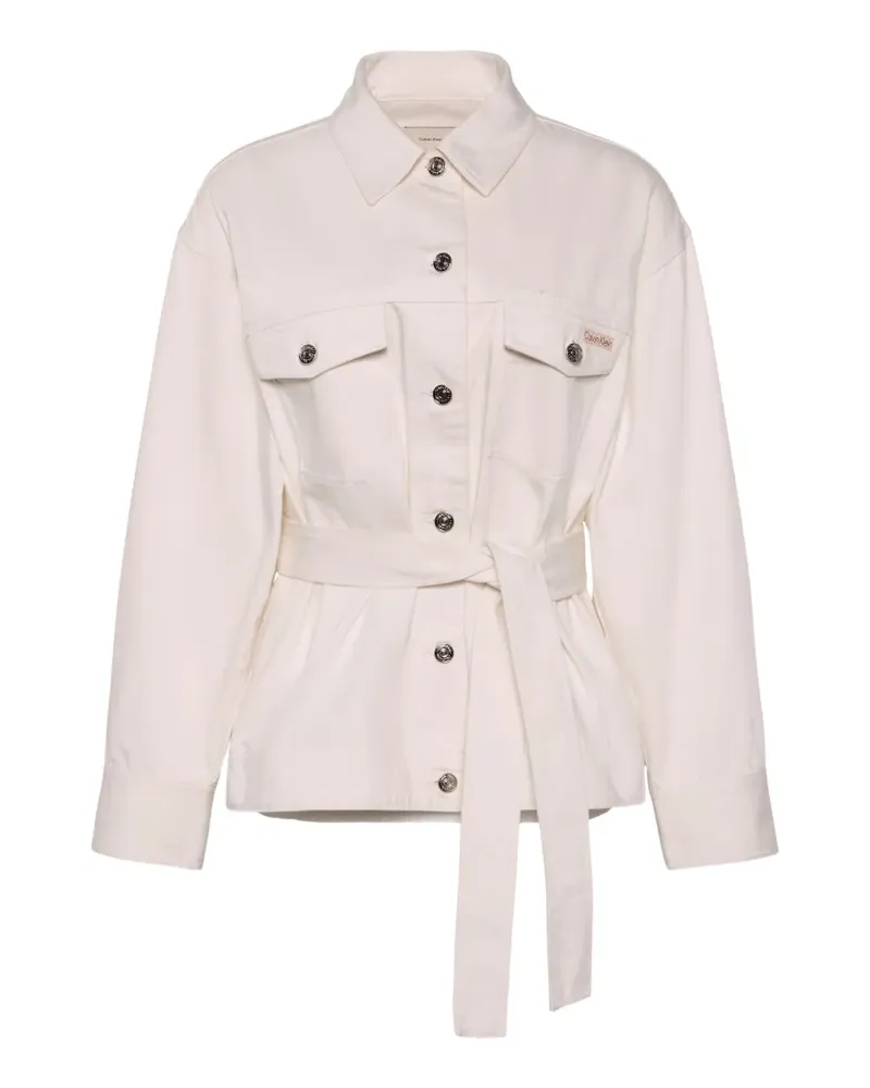 Calvin Klein belted jacket - Nude Nude