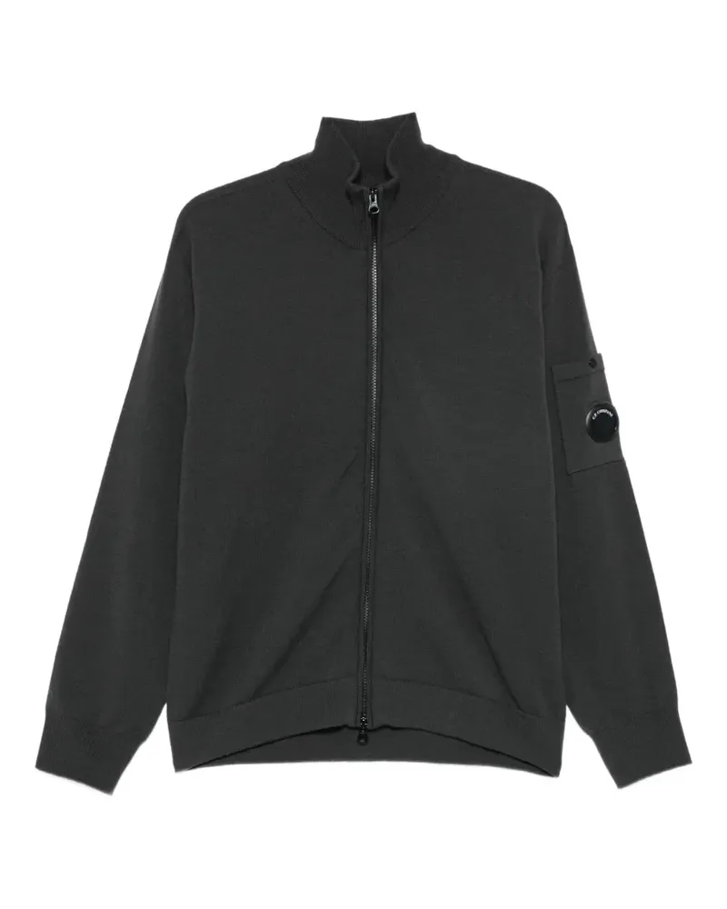 C.P. Company Cardigan mit Linsen-Detail - Grau Grau