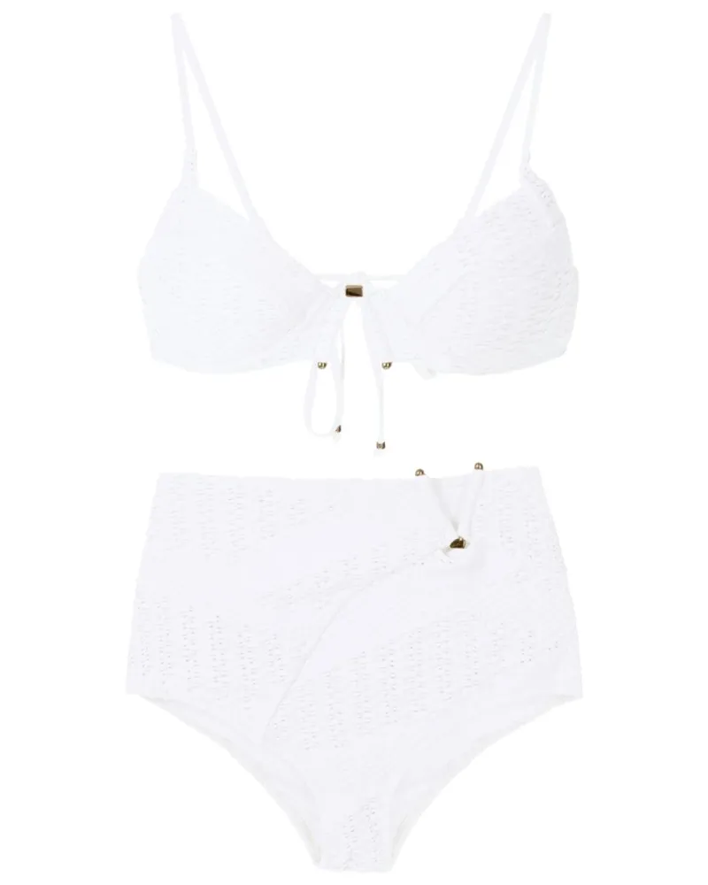 Amir Slama Penny Bikini - Weiß Weiß