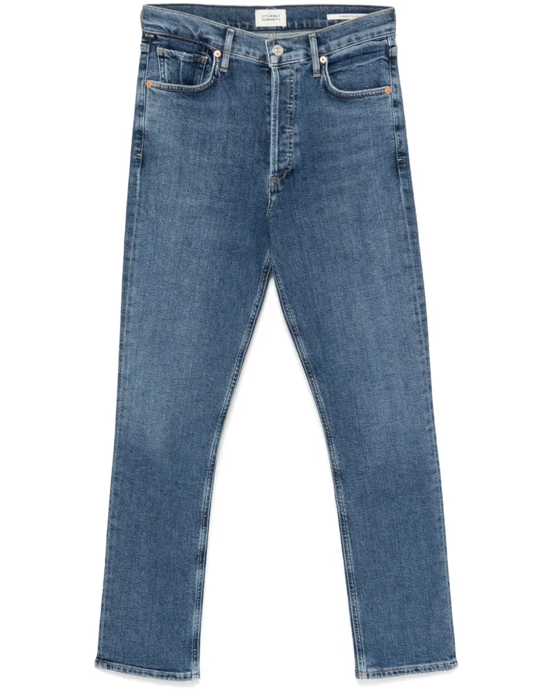Citizens of humanity Halbhohe Skinny-Jeans - Blau Blau