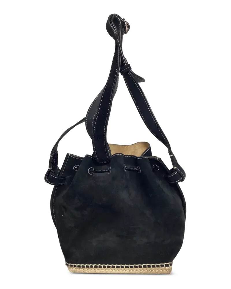 Altuzarra Beuteltasche aus Wildleder - Schwarz Schwarz