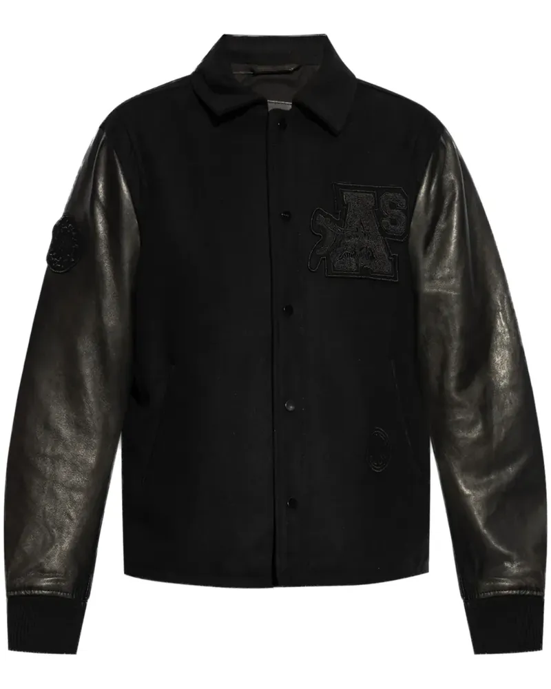 AllSaints Warrenton Jacke - Schwarz Schwarz