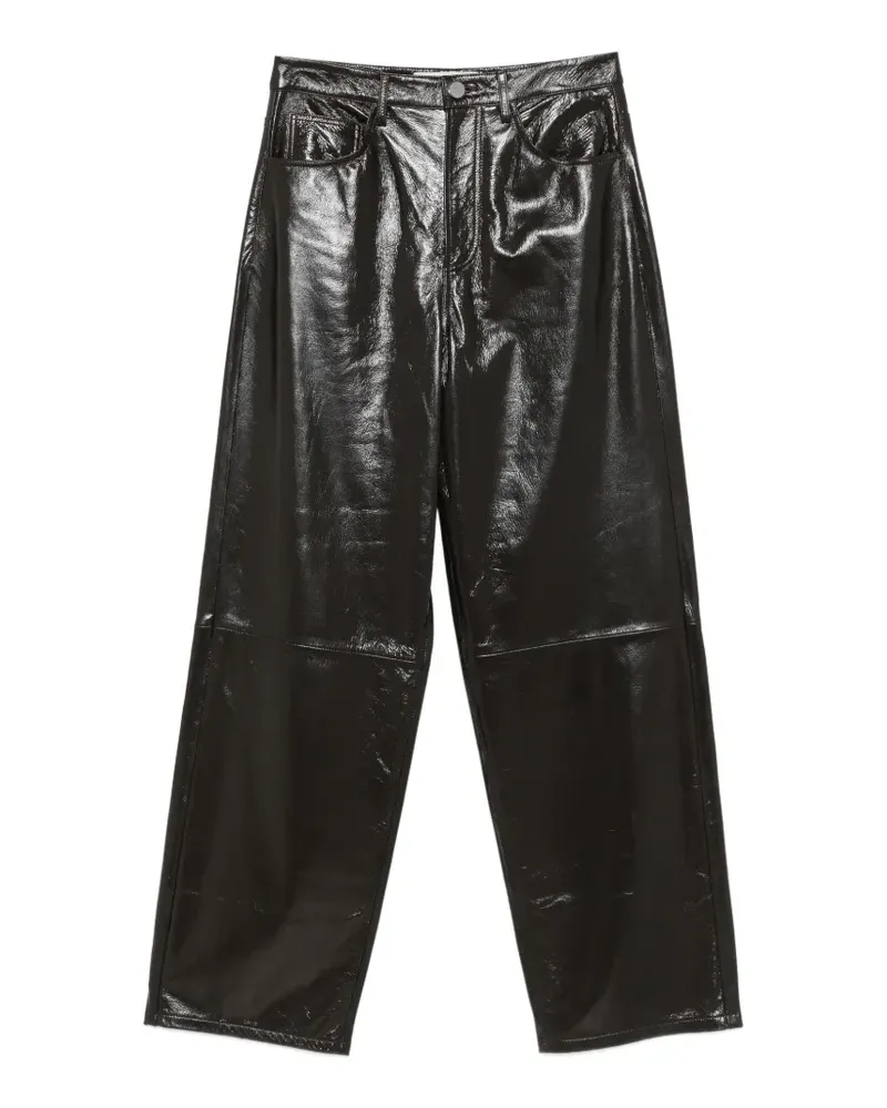 Róhe Hose mit weitem Bein - Braun Braun