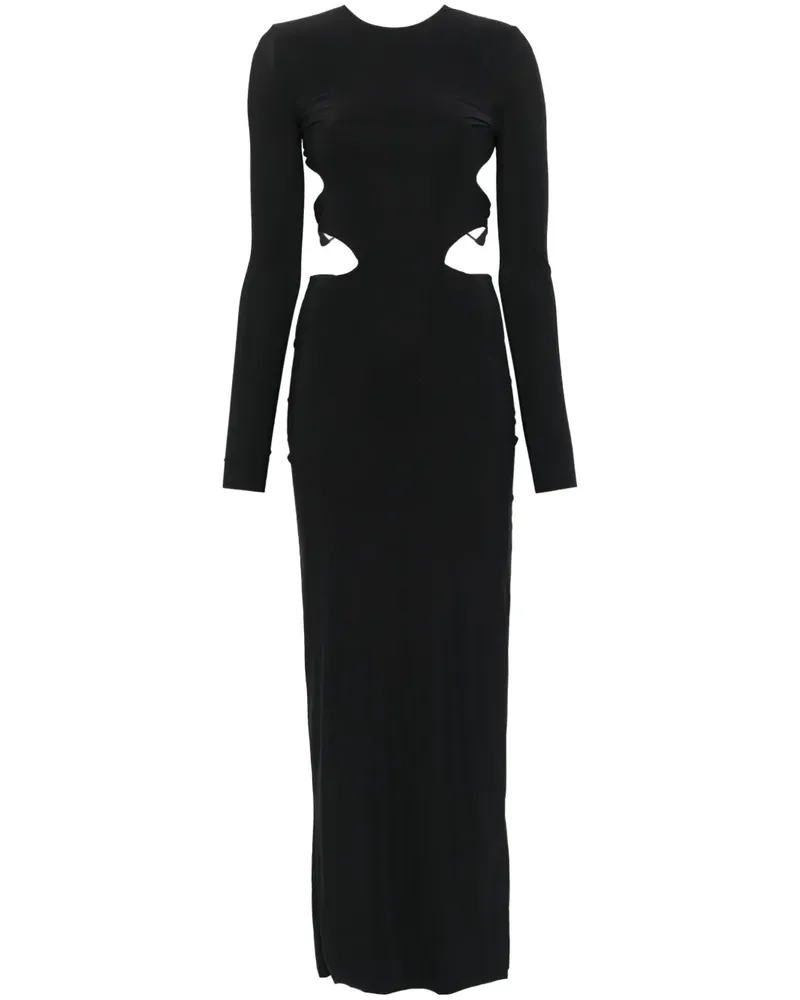 Amazuìn Tecla Maxikleid - Schwarz Schwarz