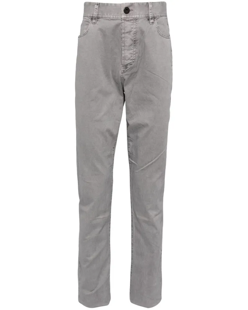 James Perse Hose aus gebürstetem Twill Grau