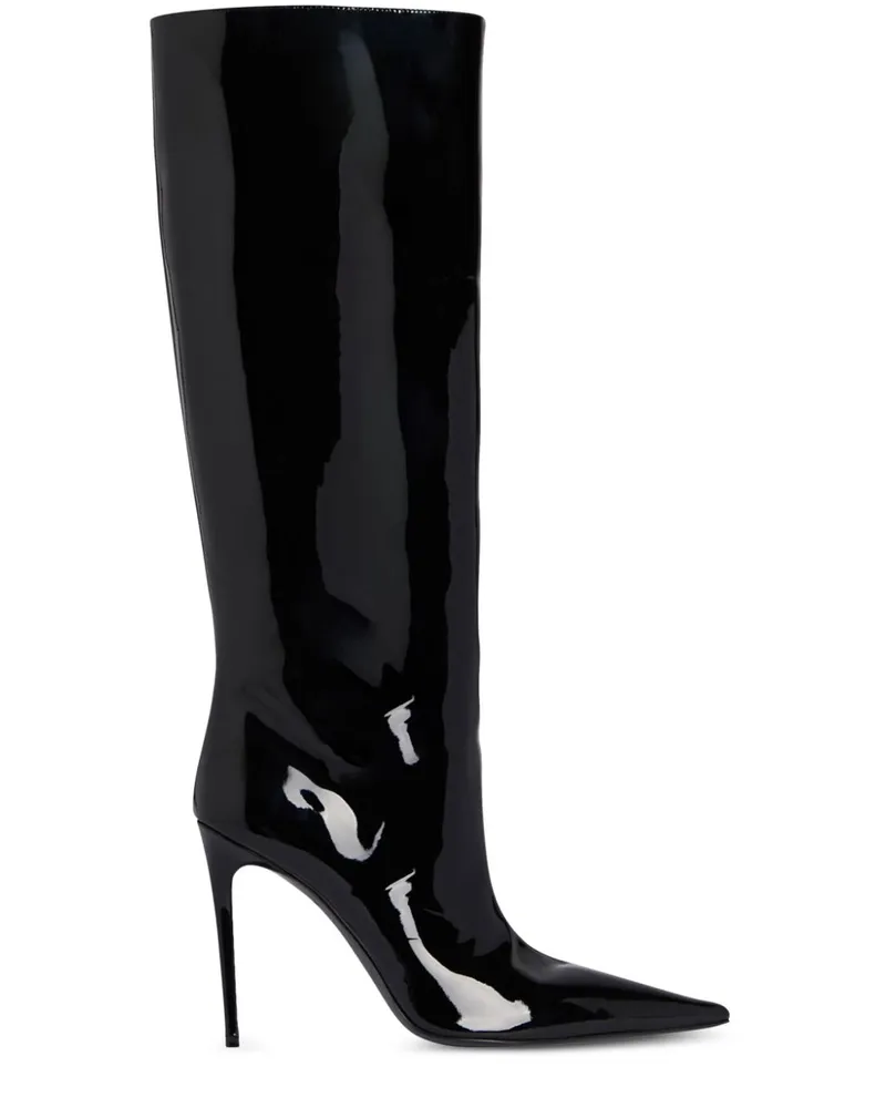 Retrofête Lyra Stiefel 110mm - Schwarz Schwarz