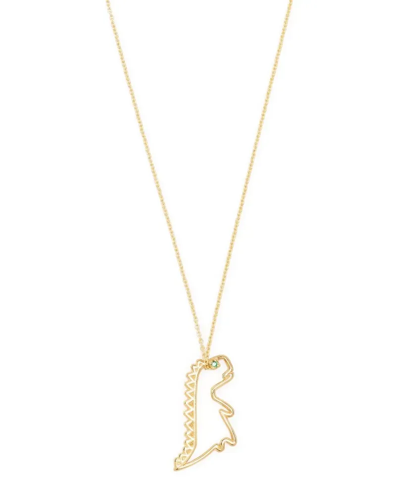 Aliita 9kt Dino Gelbgoldhalskette Gelb