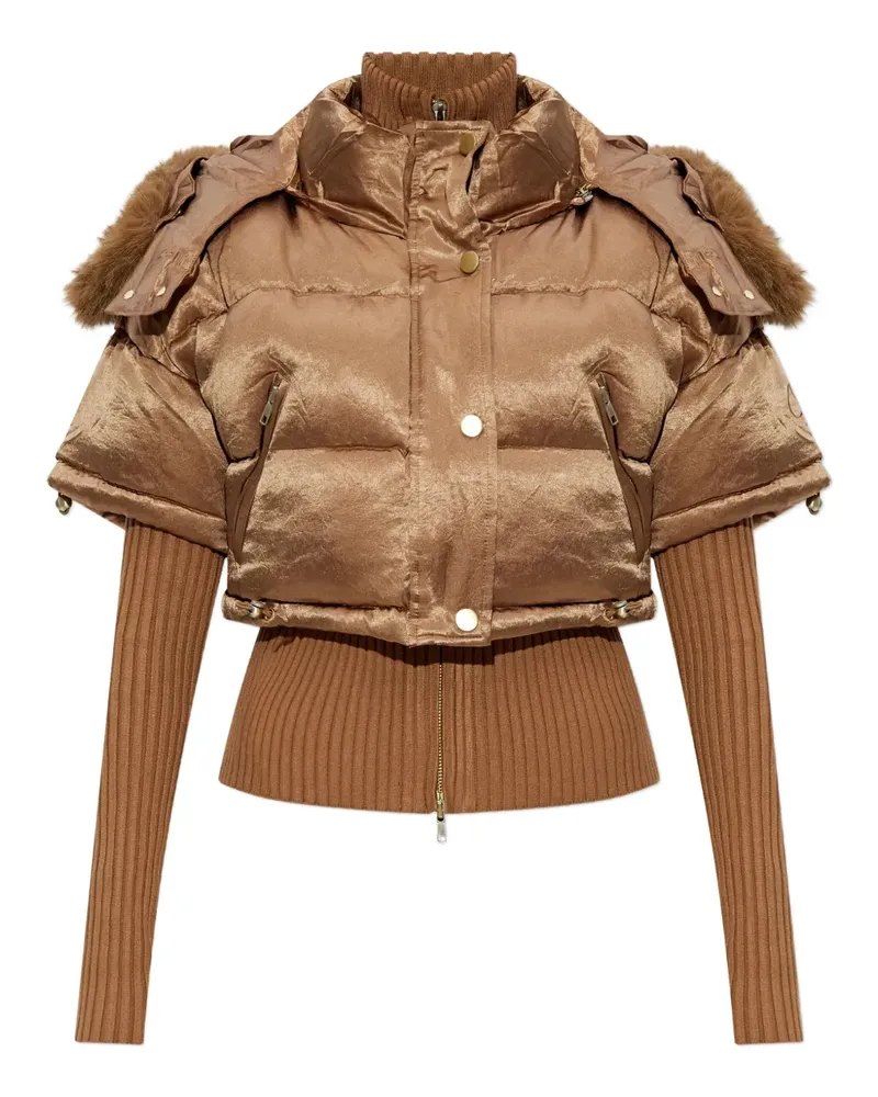 Charlotte Knowles hooded jacket - Braun Braun