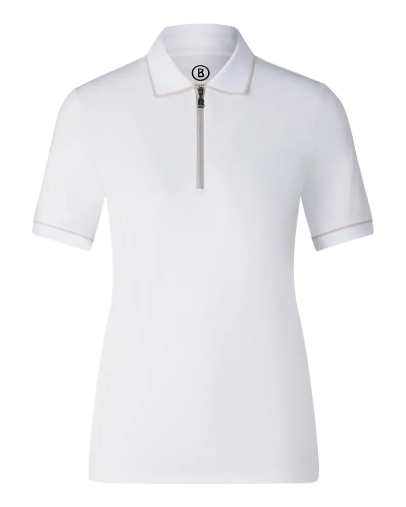 Bogner Caren Poloshirt mit Reißverschluss - Weiß Weiß