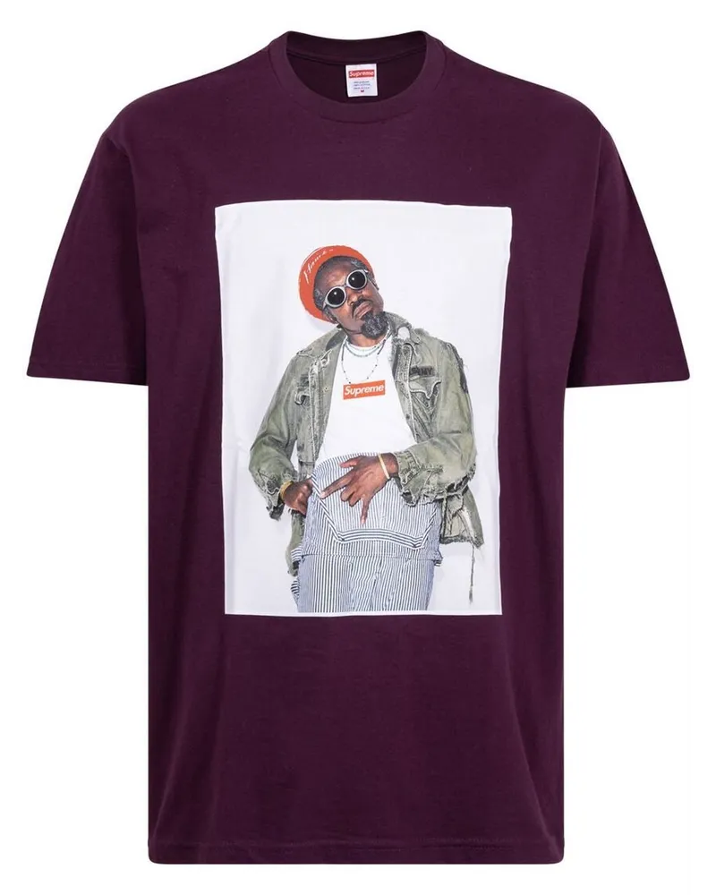 Supreme Being Andre 3000 T-Shirt mit Print Violett