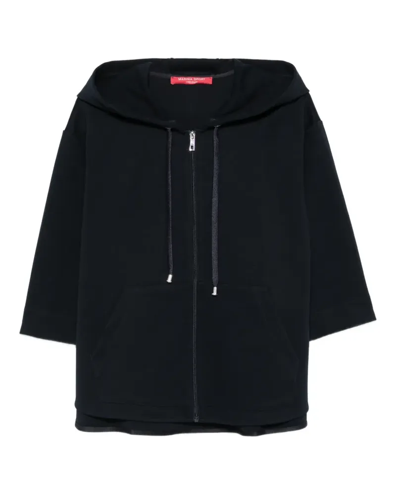 Marina Rinaldi zip hoodie - Blau Blau