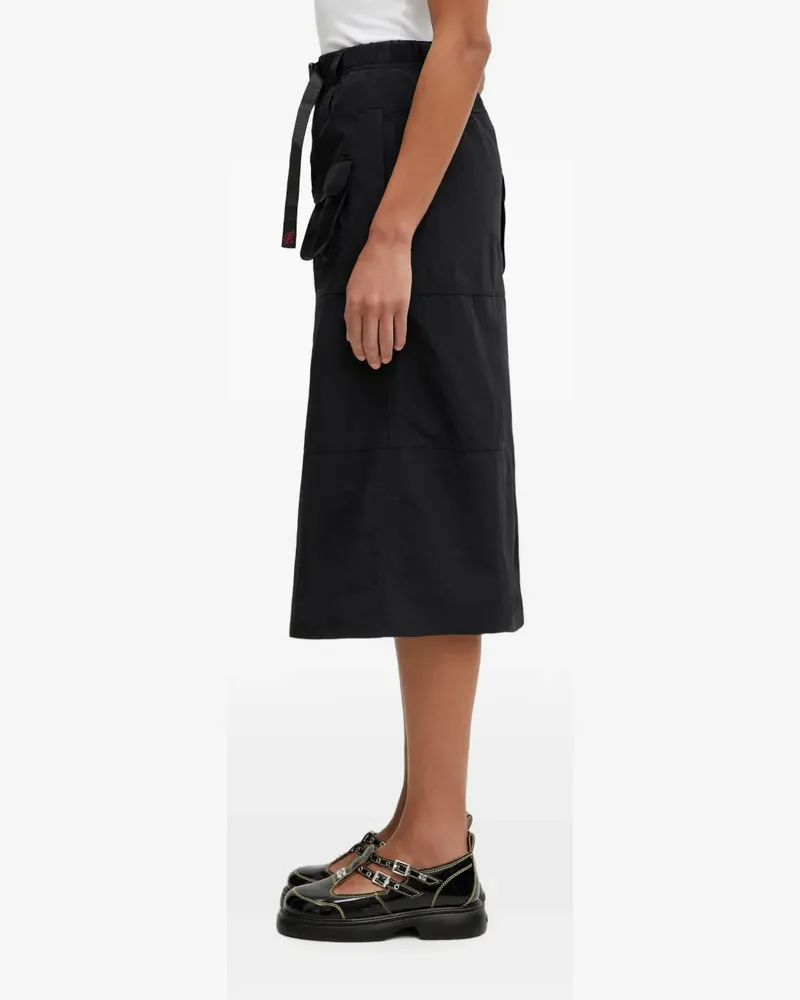 GRAMICCI belted cargo midi skirt - Schwarz Schwarz