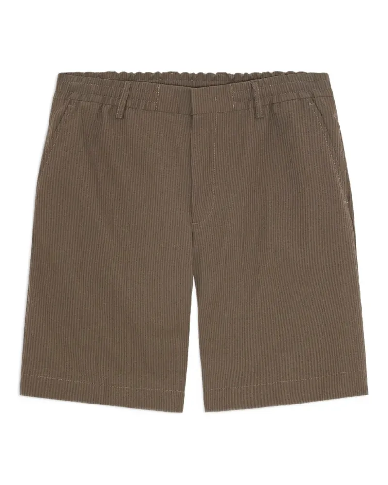 NN 07 Texturierte Shorts - Braun Braun