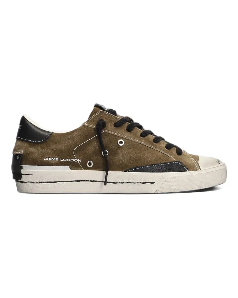 Crime Sneakers mit Einsätzen - Braun Braun