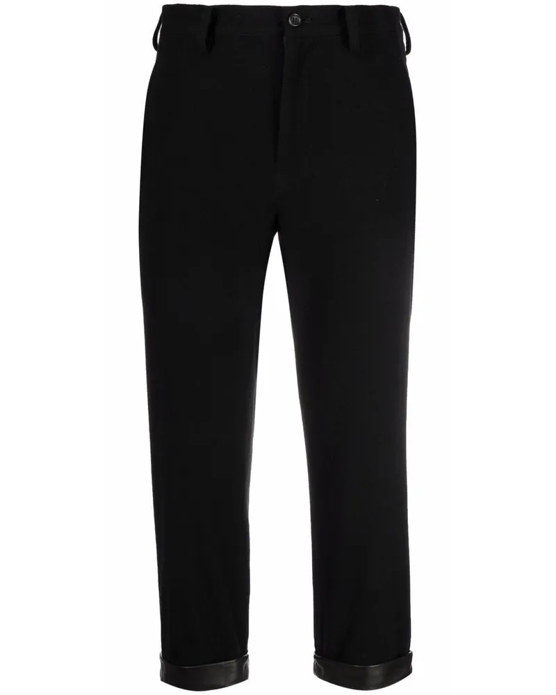 Yohji Yamamoto Cropped-Hose Black