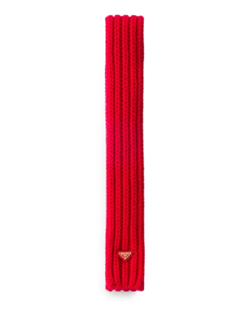 Prada Klassischer Schal - Rot Rot