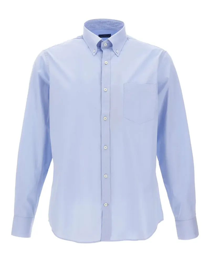 Paul & Shark Button-down-Hemd mit Brusttasche - Blau Blau