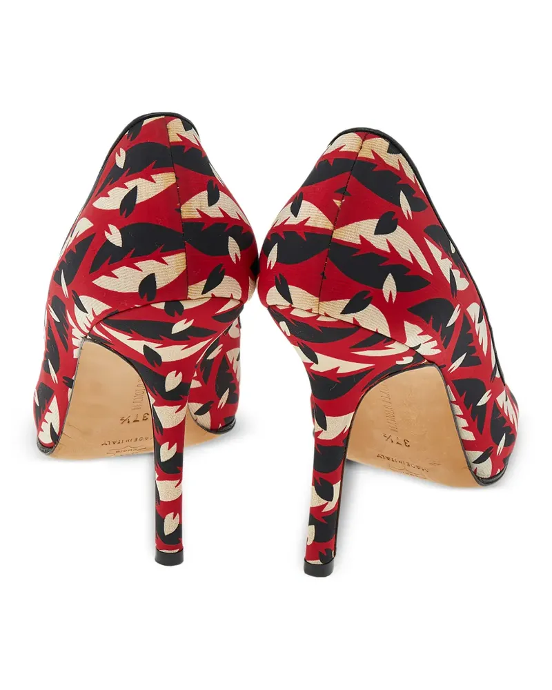 Manolo Blahnik Peep-toe pumps - Rot Rot