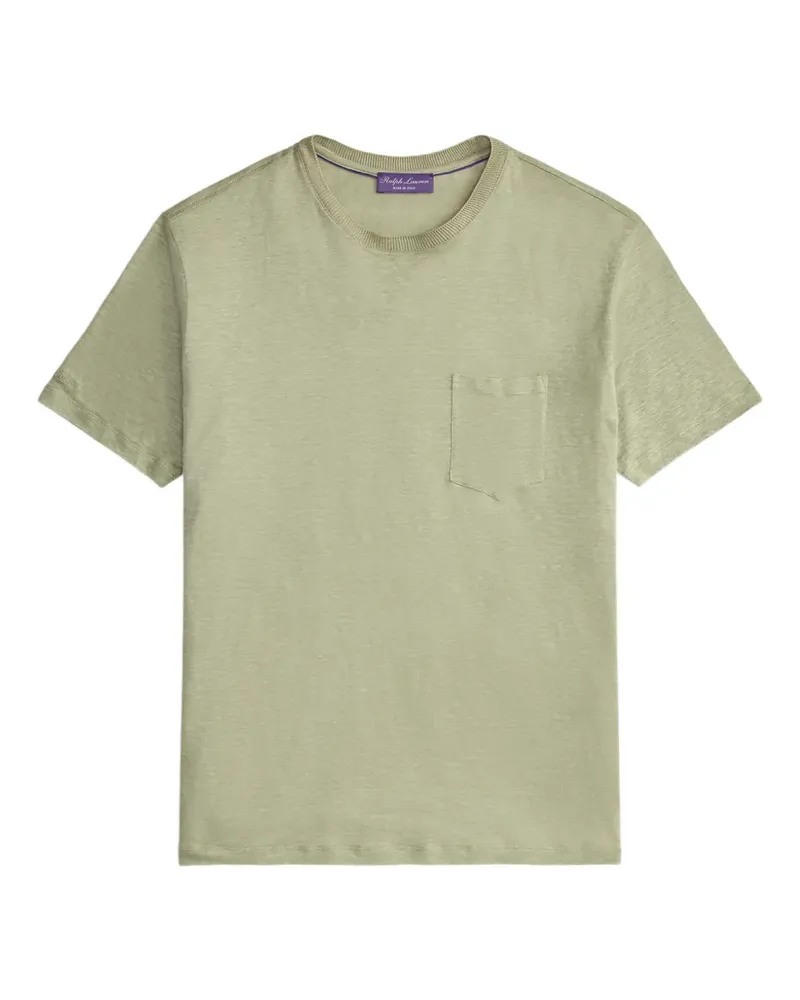 Ralph Lauren T-Shirt mit Brusttasche - Grün Grün