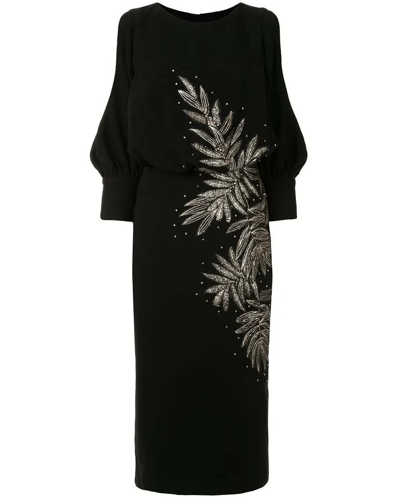 Saiid Kobeisy Besticktes Kleid - Schwarz Schwarz