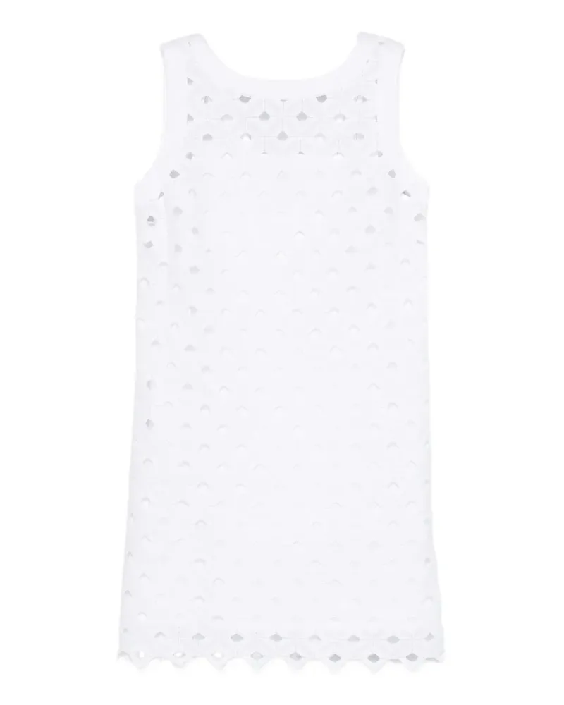 Max Mara Kleid mit Cut-Outs - Weiß Weiß