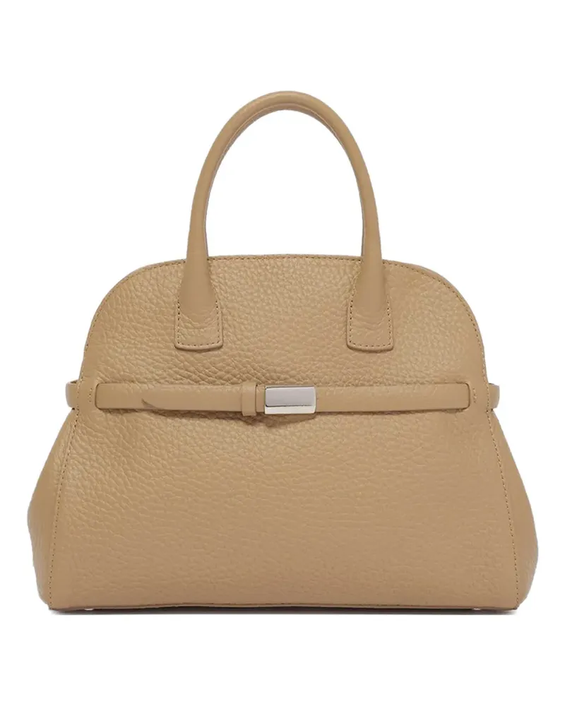 Orciani midi Aura Soft leather tote bag - Nude Nude