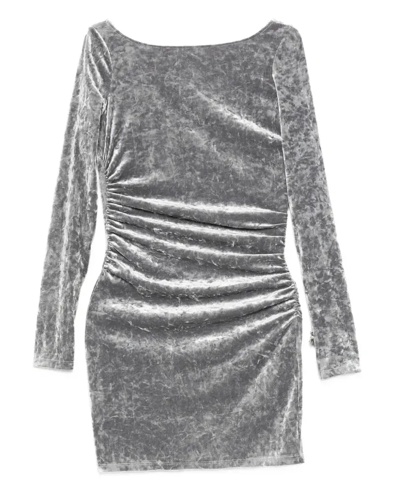 Patrizia Pepe Minikleid mit Raffungen - Grau Grau